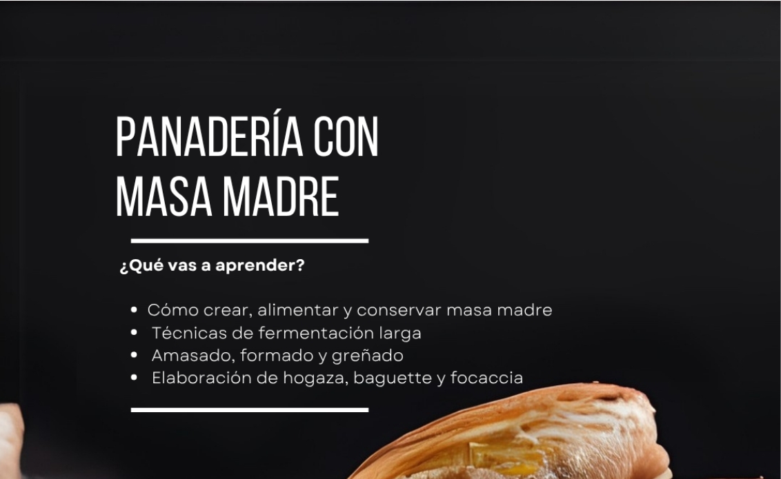 Panadería con masa madre